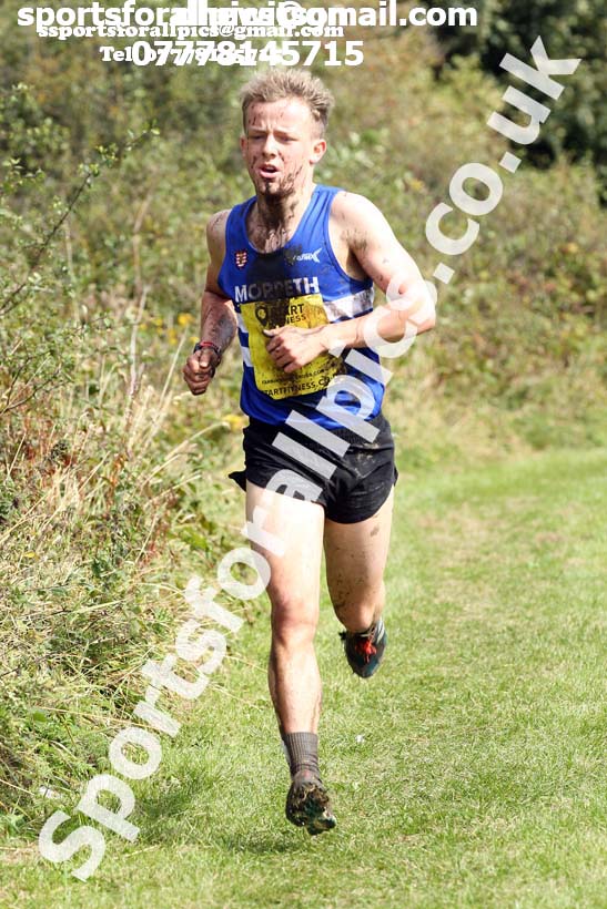 Senior mens relay 2019 Sunderland Harriers Open Cross Country. Photo:  David T. Hewitson/Sports for All Pics
